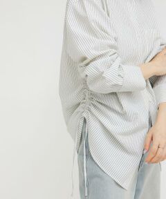 KBF / ケービーエフ シャツ・ブラウス | サイドドロストサッカーシャツ