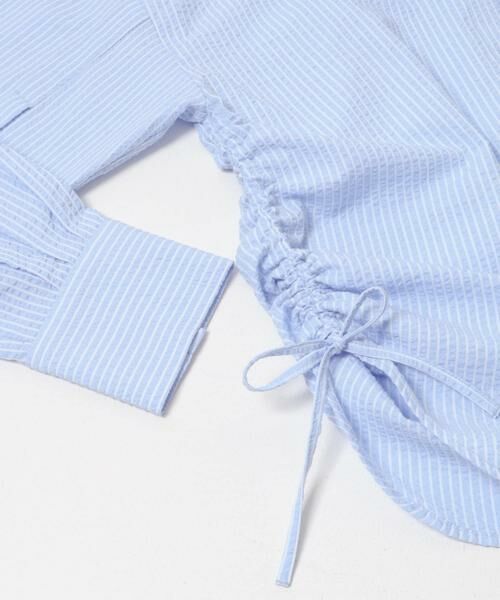 KBF / ケービーエフ シャツ・ブラウス | サイドドロストサッカーシャツ | 詳細9