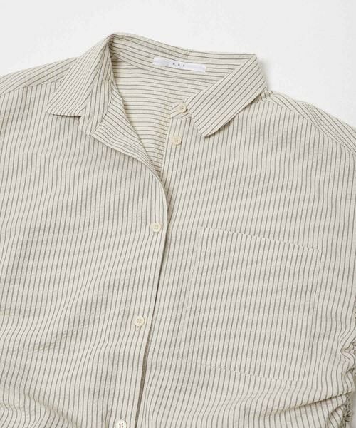 KBF / ケービーエフ シャツ・ブラウス | サイドドロストサッカーシャツ | 詳細26