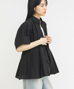 KBF / ケービーエフ シャツ・ブラウス | ウエストタックドルマンブラウス