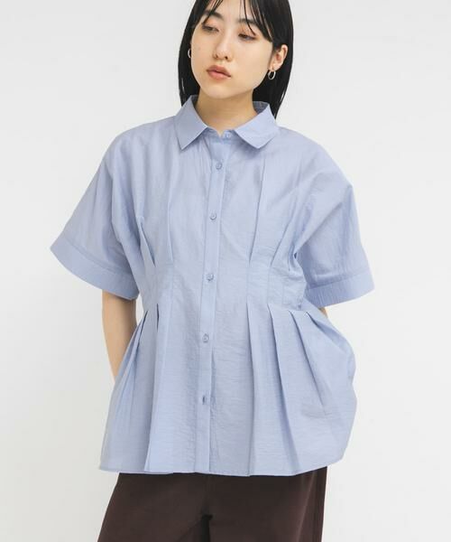 KBF / ケービーエフ シャツ・ブラウス | ウエストタックドルマンブラウス | 詳細1