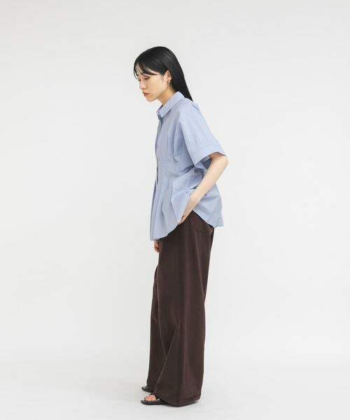 KBF / ケービーエフ シャツ・ブラウス | ウエストタックドルマンブラウス | 詳細5