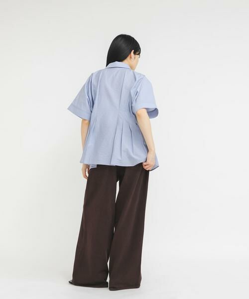 KBF / ケービーエフ シャツ・ブラウス | ウエストタックドルマンブラウス | 詳細6