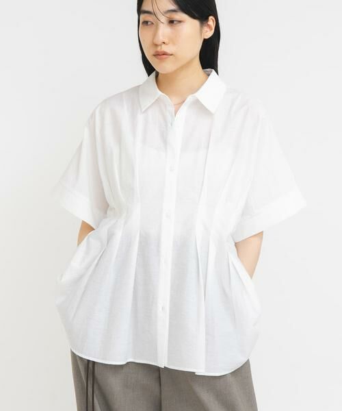 KBF / ケービーエフ シャツ・ブラウス | ウエストタックドルマンブラウス | 詳細13