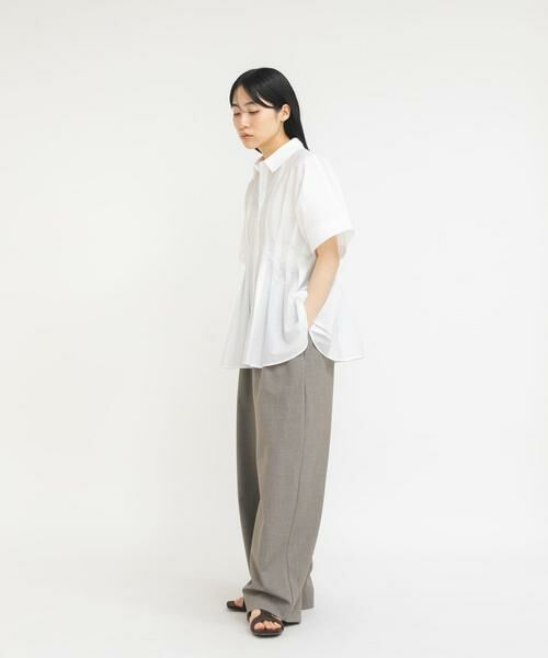 KBF / ケービーエフ シャツ・ブラウス | ウエストタックドルマンブラウス | 詳細18