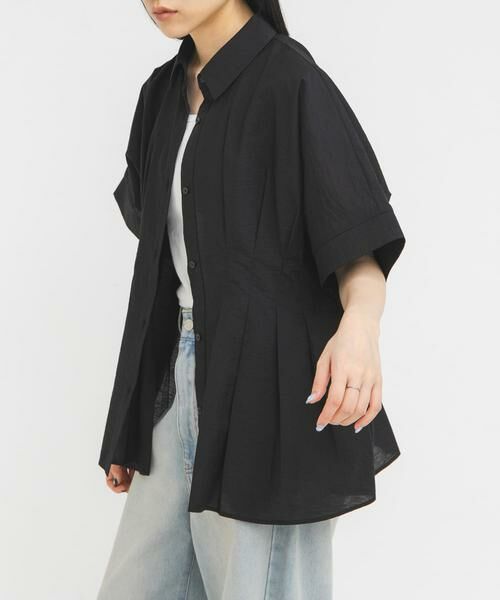 KBF / ケービーエフ シャツ・ブラウス | ウエストタックドルマンブラウス | 詳細24