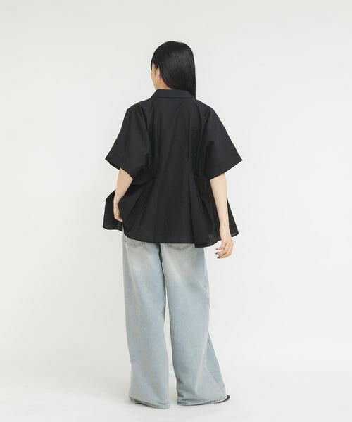 KBF / ケービーエフ シャツ・ブラウス | ウエストタックドルマンブラウス | 詳細28