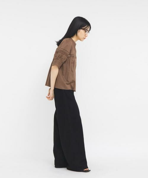 KBF / ケービーエフ シャツ・ブラウス | MIXレースディティールブラウス | 詳細4