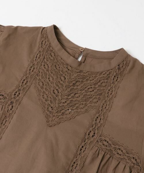KBF / ケービーエフ シャツ・ブラウス | MIXレースディティールブラウス | 詳細7