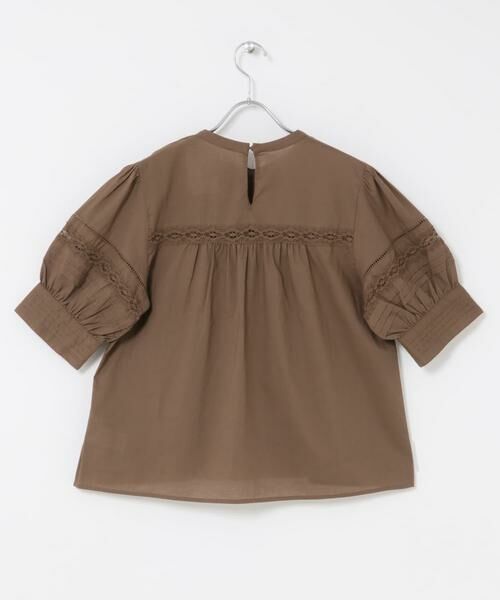 KBF / ケービーエフ シャツ・ブラウス | MIXレースディティールブラウス | 詳細8