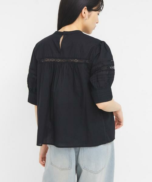 KBF / ケービーエフ シャツ・ブラウス | MIXレースディティールブラウス | 詳細17