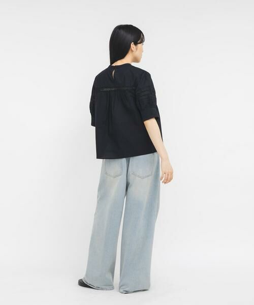 KBF / ケービーエフ シャツ・ブラウス | MIXレースディティールブラウス | 詳細20