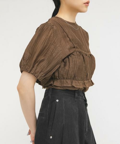 KBF / ケービーエフ シャツ・ブラウス | ブラトップビスチェSETブラウス | 詳細2