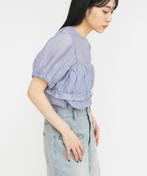 KBF / ケービーエフ シャツ・ブラウス | ブラトップビスチェSETブラウス | 詳細17