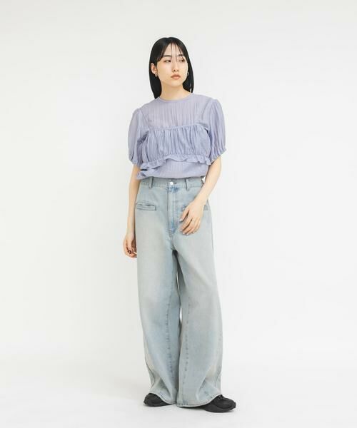 KBF / ケービーエフ シャツ・ブラウス | ブラトップビスチェSETブラウス | 詳細19