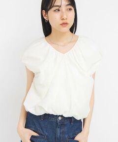KBF / ケービーエフ シャツ・ブラウス | バルーンリボンブラウス
