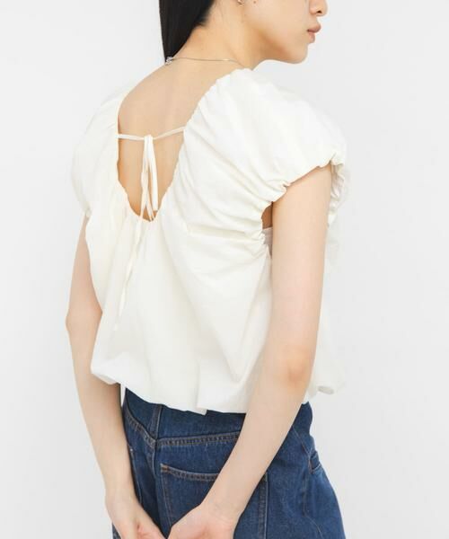 KBF / ケービーエフ シャツ・ブラウス | バルーンリボンブラウス | 詳細3