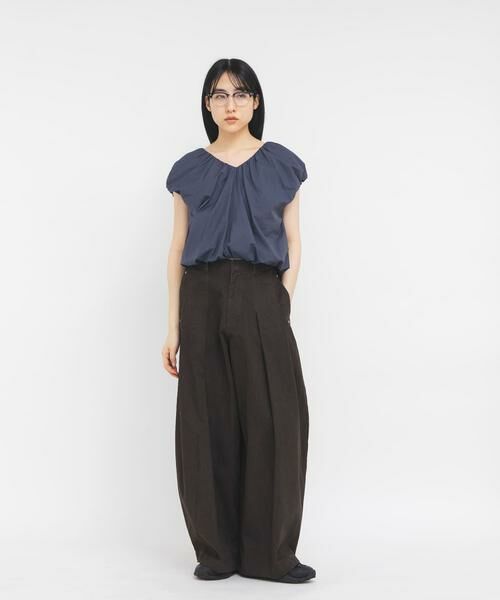 KBF / ケービーエフ シャツ・ブラウス | バルーンリボンブラウス | 詳細20