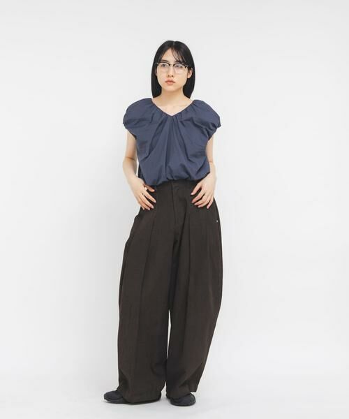 KBF / ケービーエフ シャツ・ブラウス | バルーンリボンブラウス | 詳細21