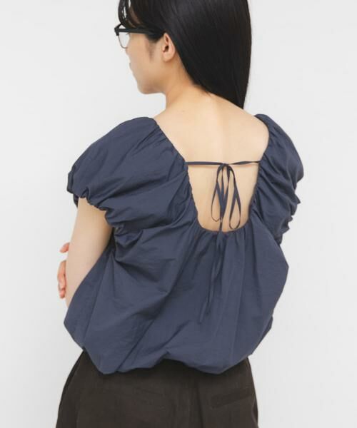 KBF / ケービーエフ シャツ・ブラウス | バルーンリボンブラウス（グレー系その他）