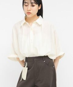 KBF / ケービーエフ シャツ・ブラウス | シアーフォルムシャツ