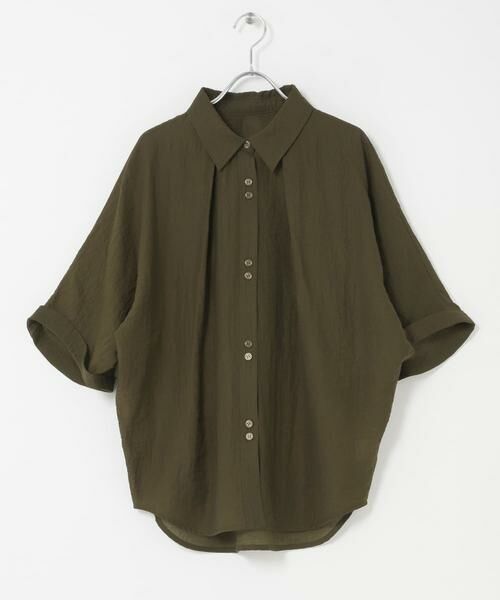 KBF / ケービーエフ シャツ・ブラウス | シアーフォルムシャツ | 詳細7