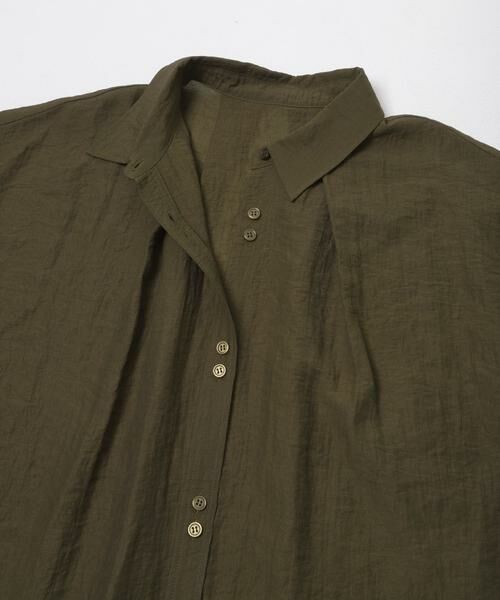 KBF / ケービーエフ シャツ・ブラウス | シアーフォルムシャツ | 詳細8