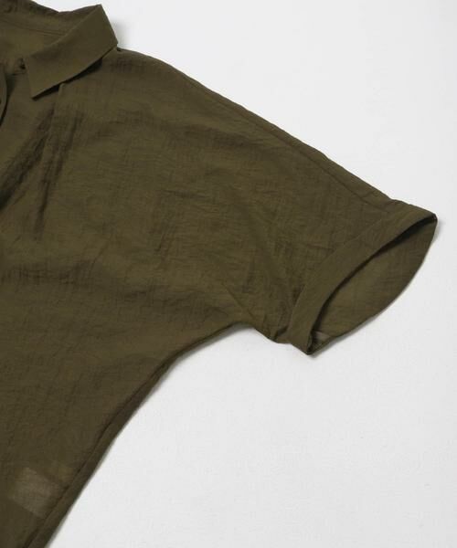 KBF / ケービーエフ シャツ・ブラウス | シアーフォルムシャツ | 詳細9