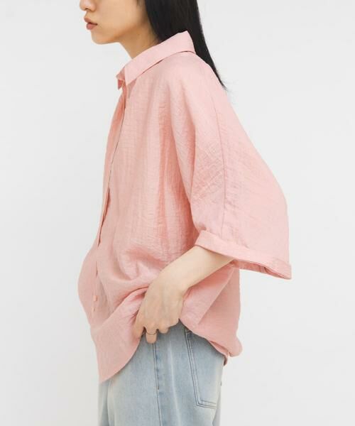 KBF / ケービーエフ シャツ・ブラウス | シアーフォルムシャツ | 詳細15