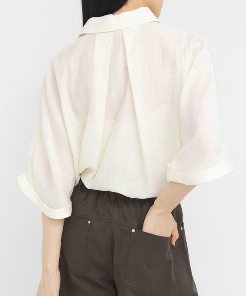KBF / ケービーエフ シャツ・ブラウス | シアーフォルムシャツ | 詳細22