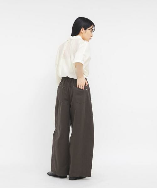 KBF / ケービーエフ シャツ・ブラウス | シアーフォルムシャツ | 詳細25