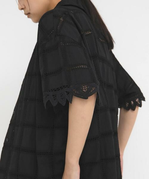 KBF / ケービーエフ シャツ・ブラウス | アイレットエンブロイダリーシャツ | 詳細12