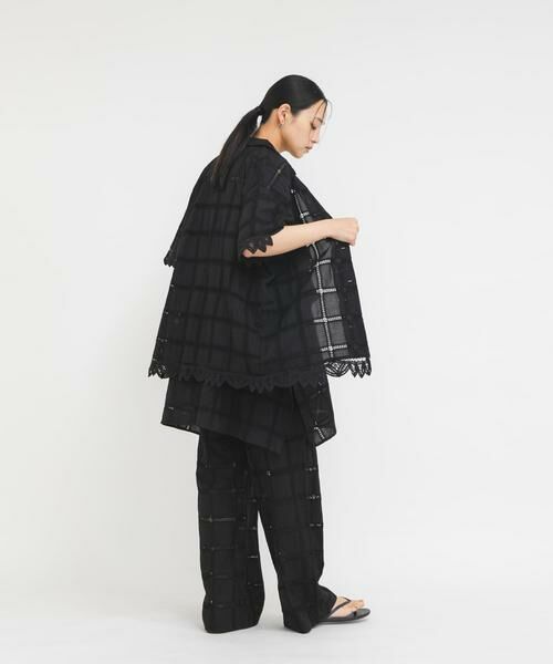 KBF / ケービーエフ シャツ・ブラウス | アイレットエンブロイダリーシャツ | 詳細14