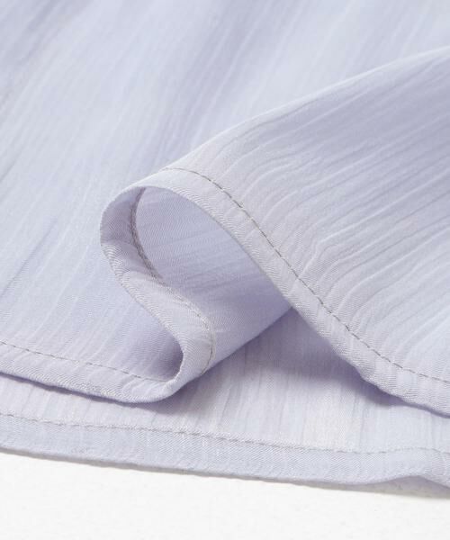 KBF / ケービーエフ シャツ・ブラウス | シャイニーシアーシャツ | 詳細12