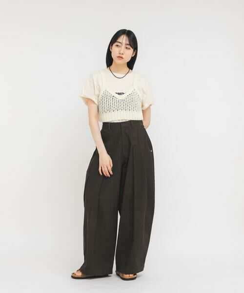 KBF / ケービーエフ その他パンツ | ユーズドライクタックWIDEパンツ | 詳細6