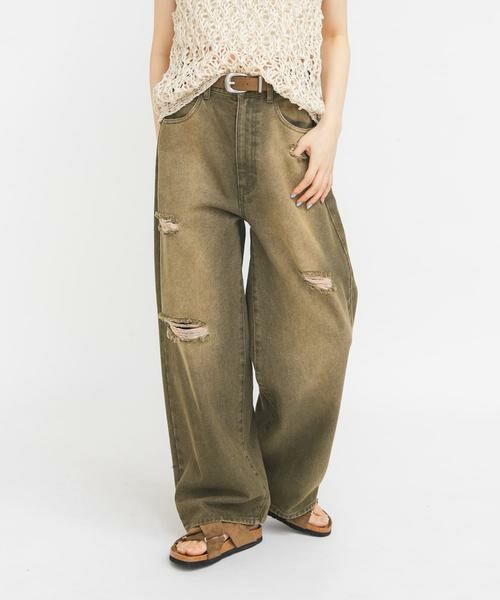 KBF / ケービーエフ デニムパンツ | マッドクラッシュデニム | 詳細1