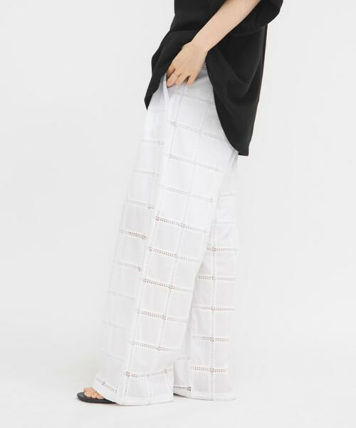 KBF / ケービーエフ その他パンツ | アイレットエンブロイダリーパンツ | 詳細1