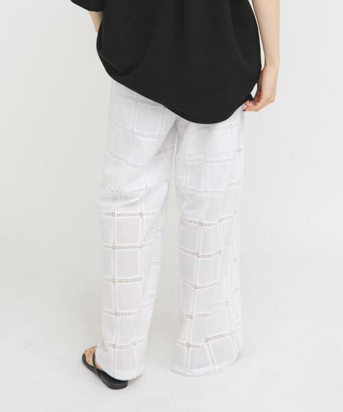 KBF / ケービーエフ その他パンツ | アイレットエンブロイダリーパンツ | 詳細3