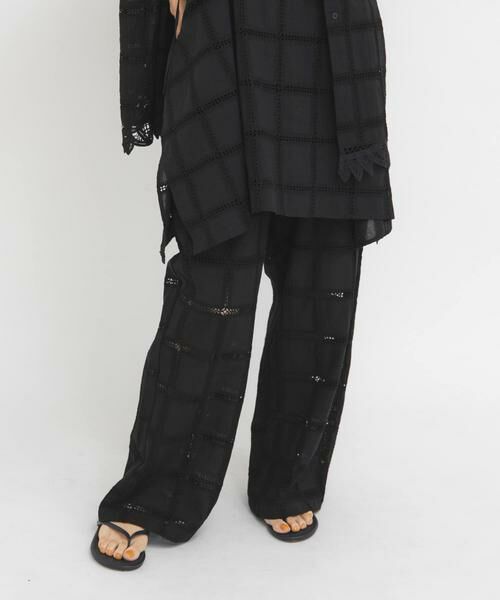 KBF / ケービーエフ その他パンツ | アイレットエンブロイダリーパンツ | 詳細9