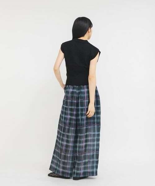 KBF / ケービーエフ その他パンツ | シアーチェックWIDEパンツ | 詳細7