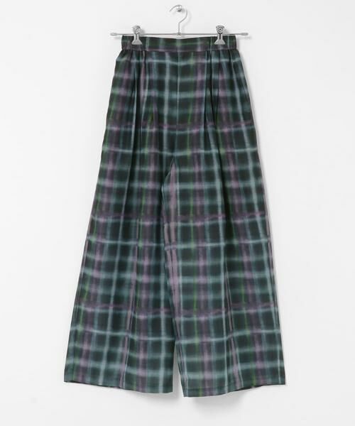 KBF / ケービーエフ その他パンツ | シアーチェックWIDEパンツ | 詳細8