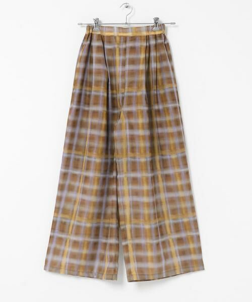 KBF / ケービーエフ その他パンツ | シアーチェックWIDEパンツ | 詳細21
