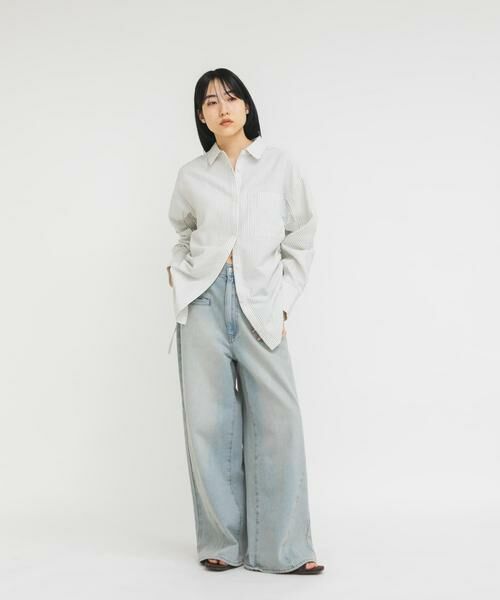 KBF / ケービーエフ デニムパンツ | WIDEレッグアジャストデニム | 詳細20