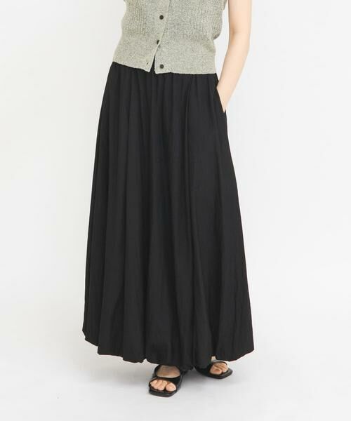 KBF / ケービーエフ スカート | ギャザーバルーンスカート（ブラック）