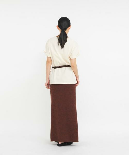 KBF / ケービーエフ スカート | メランジRIBニットスカート | 詳細6