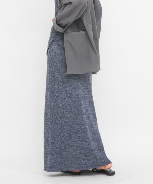 KBF / ケービーエフ スカート | メランジRIBニットスカート | 詳細16