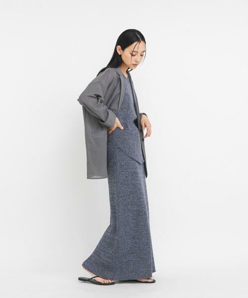 KBF / ケービーエフ スカート | メランジRIBニットスカート | 詳細18