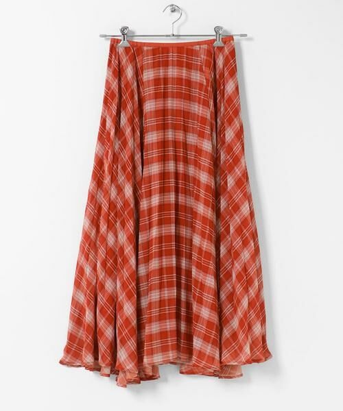 KBF / ケービーエフ スカート | サーキュラーチェックプリーツスカート | 詳細8