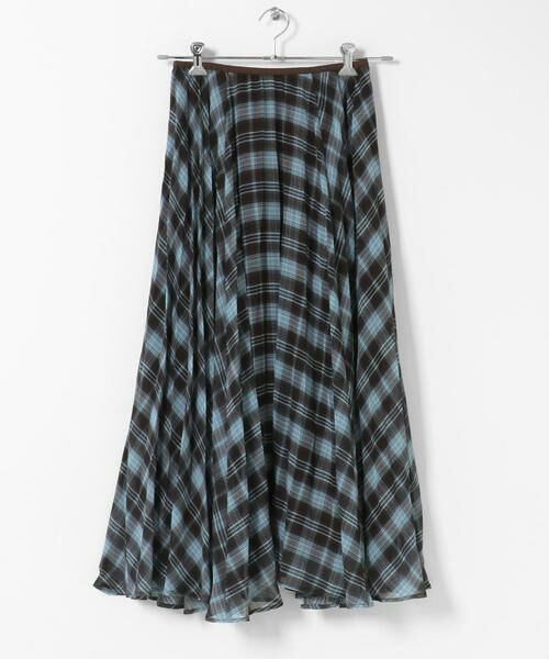 KBF / ケービーエフ スカート | サーキュラーチェックプリーツスカート | 詳細16
