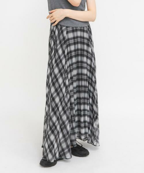 KBF / ケービーエフ スカート | サーキュラーチェックプリーツスカート | 詳細18
